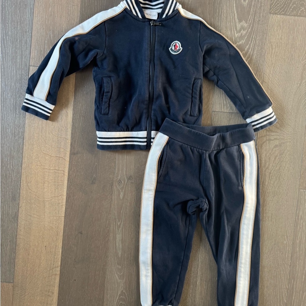Kids Moncler Tracksuit Set